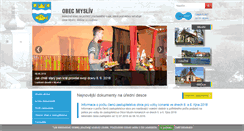 Desktop Screenshot of obecmysliv.cz